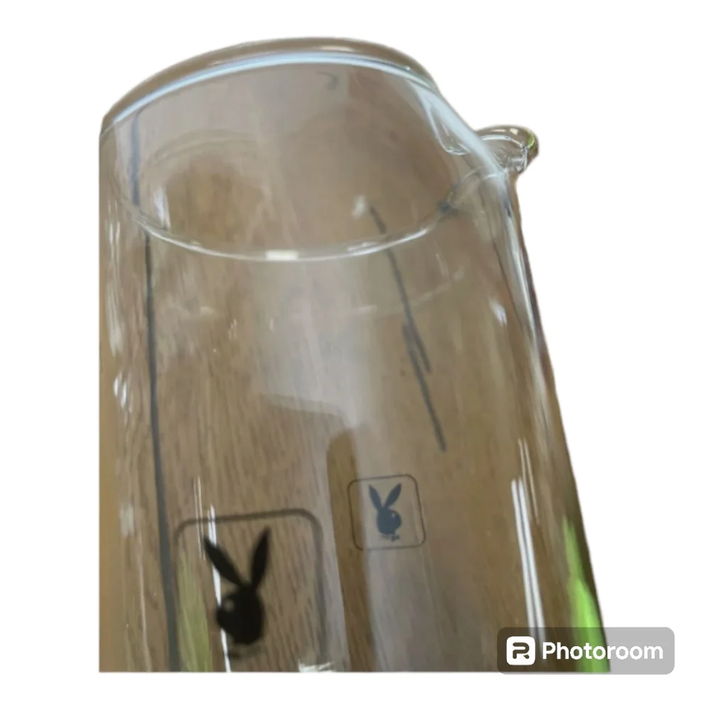 Vintage Playboy Martini Pitcher W/ Napkins & Olive Picks